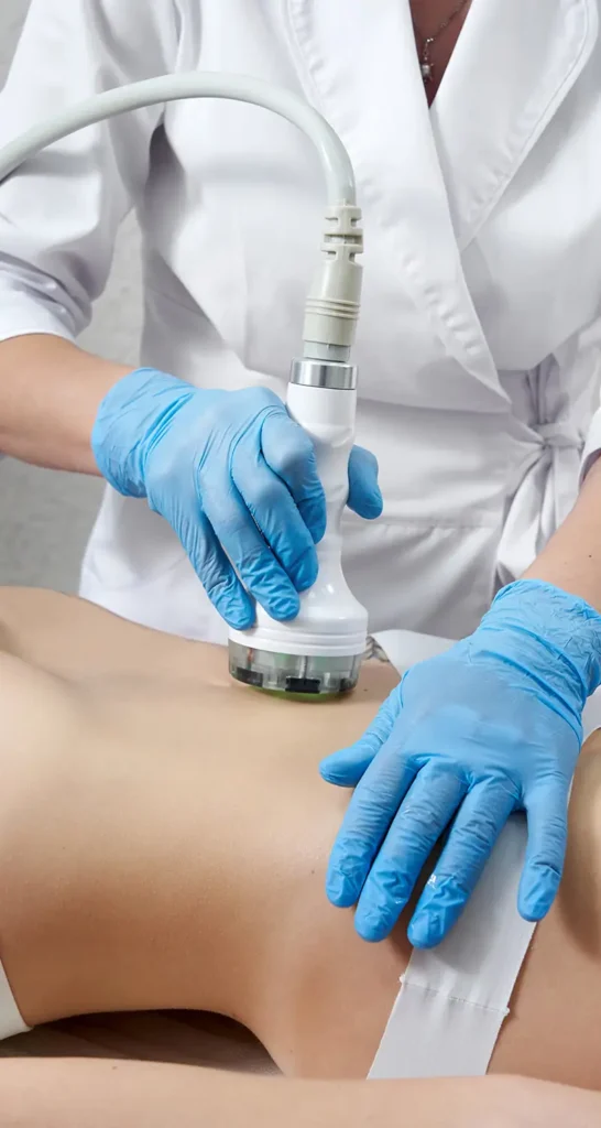 Ab muscle toning - body sculpt machine